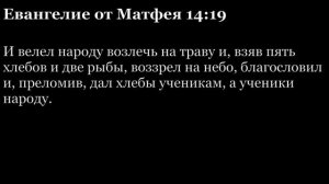 Евангелие от Матфея, глава 14