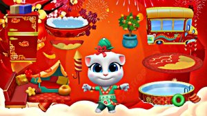 Китайское новогодние обновление в игре том и его друзья🎐🐉