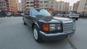 Mercedes S-class W126 560SEL - ДИПЛОМАТ из Дубая