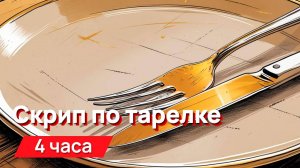 Звуки для соседей - мерзкий звук вилкой и ножом по тарелке