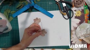 брошь Роза из фоамирана