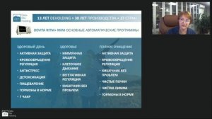 Вебинар от Татьяны Коноплёвой. Цепочка здоровья. Презентация и обучение.