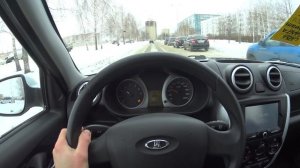 2013 LADA Granta 1.6 AT POV Test Drive