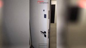Трёхконтурная дверь в квартиру, отделка МДФ с двух сторон