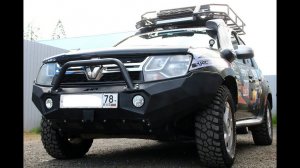 Силовой бампер для Renault Duster спортивная профессиональная  серия.