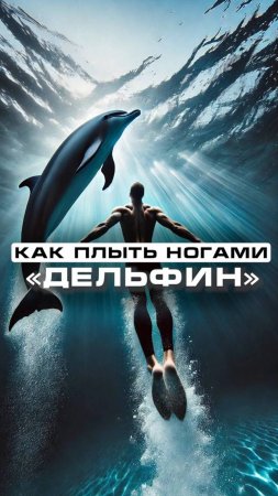 Как работать ногами «дельфин»?