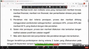 KKSI 2020 Bidang Smart School : Pertemuan Ke 8 " Penyampaian Tugas Akhir " - Rabu, 21 Oktober 2020