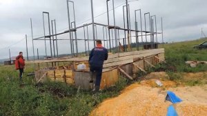 Р-о. Куб доски и новая опалубка для арболита. Опилкобетон монолит. Строим дом из арболита