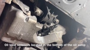 Mercedes CLA180 2015 Oil Level Sensor Location