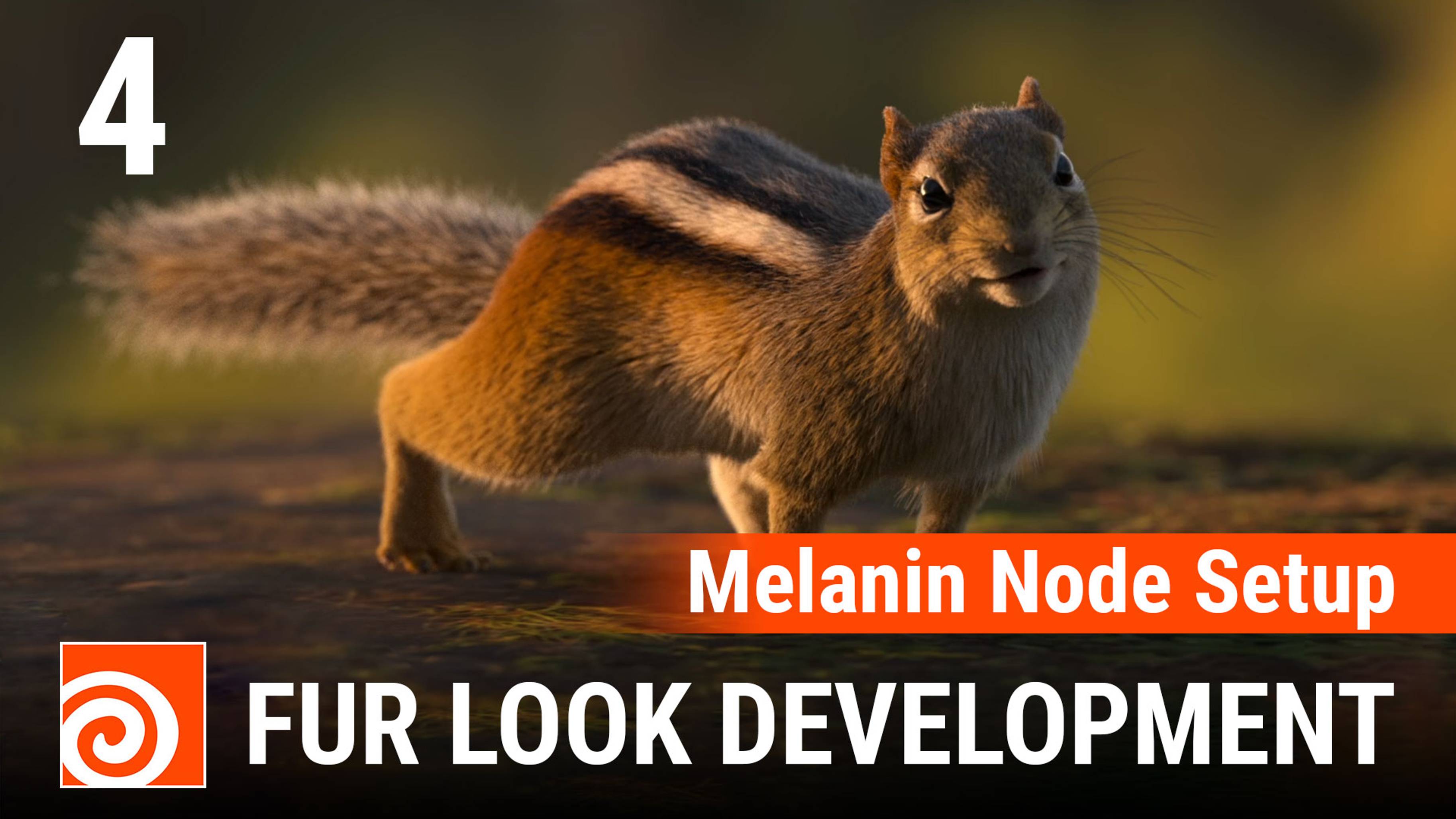 4 Houdini fur lookdev - Melanin node setup