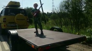 Как строился домик на колесах из прицепа своими руками