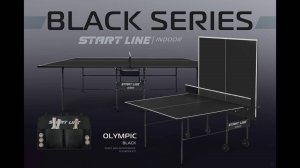 Теннисный стол Start line Olympic с сеткой Black