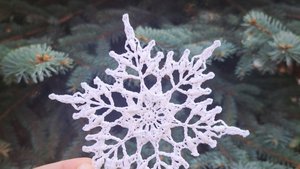 Снежинка Вера дизайн Анны Дубининой