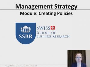 Strategic Management 2 Policies Free MBA course