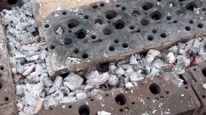 Восстановление треснутой головки блока цилиндров Caterpillar.