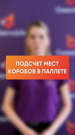 Подсчет мест при агрегации коробов на паллете