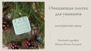 Очищающая плитка (твердый гель для душа, средство для умывания). Мастер-класс