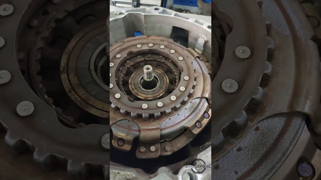 ТАК выглядит перегретое сцепление DQ200 DSG.
Главное, своевременная замена сцепления dsg.