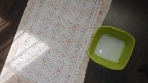 Как накрахмалить вязаную ажурную скатерть. МК Марьюшка