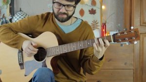 Этюд в стиле кантри на акустической гитаре