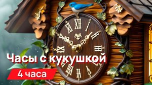 Звуки для соседей - часы с кукушкой 4 часа