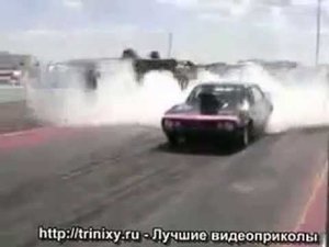 Драг раскаченного форда) занос и краш-тест) Приколы:)