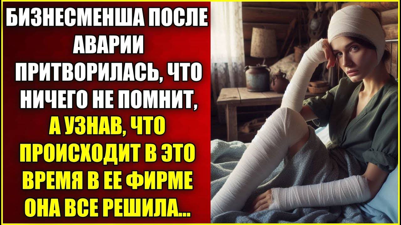 Бизнесменша после аварии притворилась, что ничего не помнит, а узнав, что происходит в фирме
