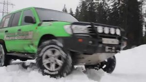Тест драйв подготовленного Toyota land Cruiser 100