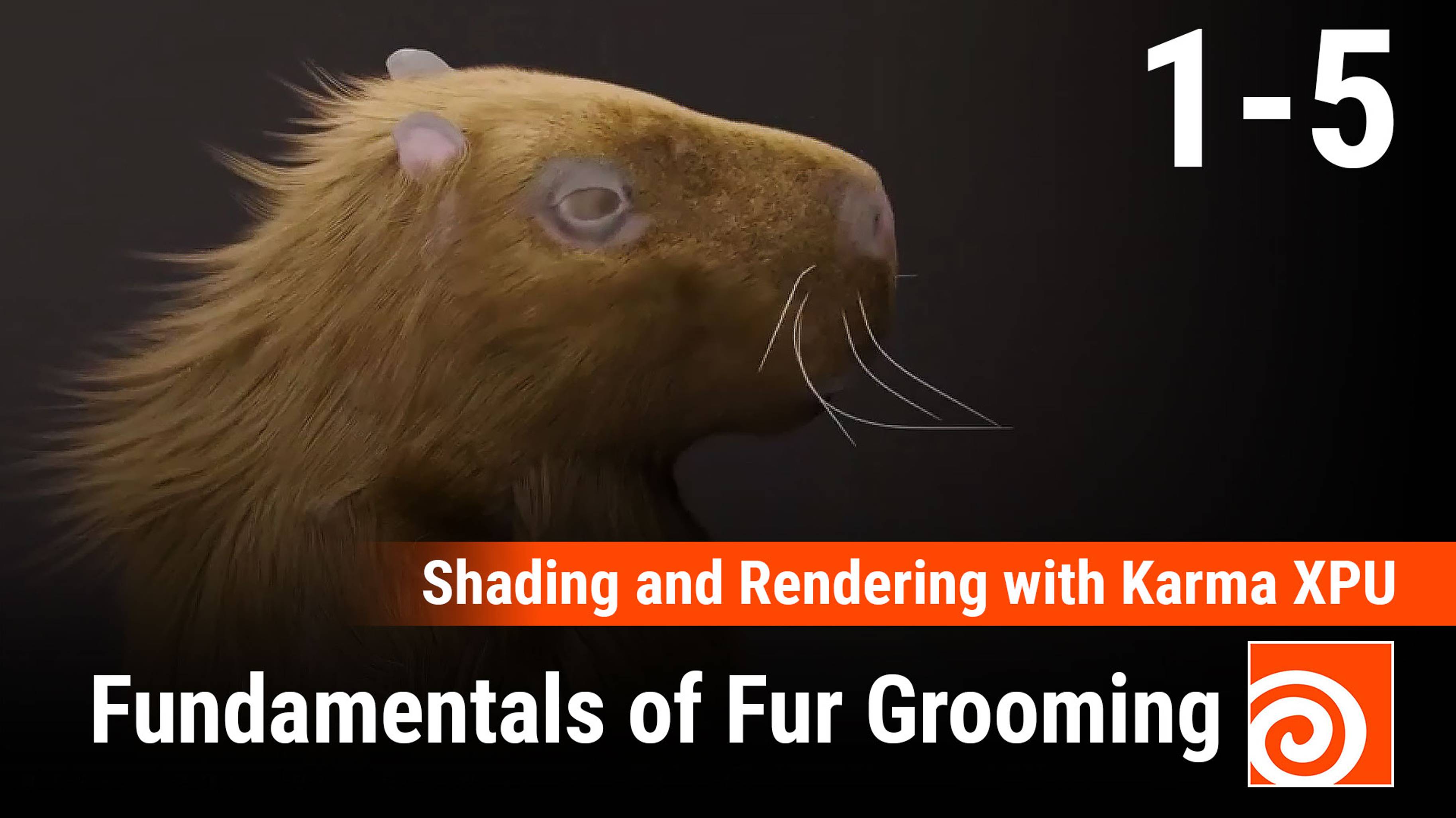 Fundamentals of Fur Grooming in Houdini 
5 - Shading and Rendering with Karma XPU