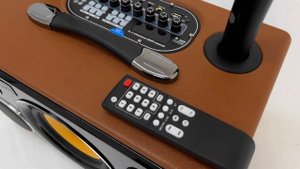 NOIR-audio MAX 300 BROWN караоке система с двумя микрофонами. Промо