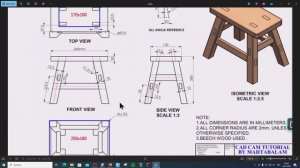 FreeCAD.#128. Табуретка. Полезное упражнение