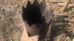 Печь для казана своими руками. Мясо с овощами на костре в казане.