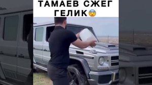 Тамаев тоже сжёг машину ? #Shorts