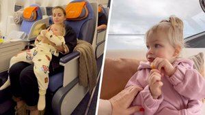 Ольга Орлова улетела с годовалой дочерью из России