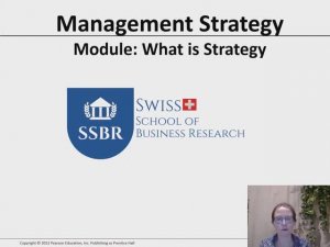 Strategic Management 1 What is Strategy Free MBA course