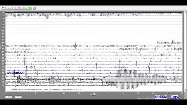 Live Quake Cam - Northern California Infiltec Seismograph смотреть онлайн
