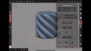 Low poly spiral | Nomad Sculpt