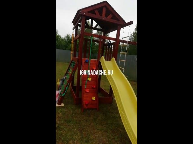 Обзор детской площадки для дачи "Панда Фани gride" смотреть онлайн