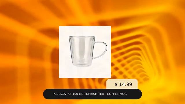 KARACA PIA 100 ML TURKISH TEA - COFFEE MUG