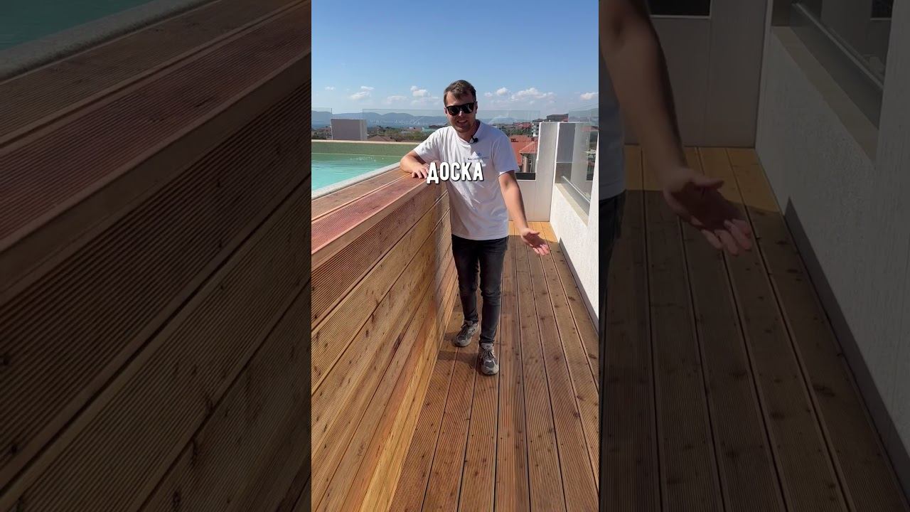 Готовый бассейн на крыше ☑️ #бассейн #лайфхак #строительство смотреть онлайн