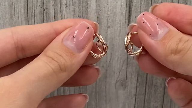 Серьги Xuping 25270 РО белые фианиты смотреть онлайн