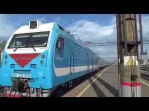 ЭП1М-620 с фирменным поездом, ст.Сарапул