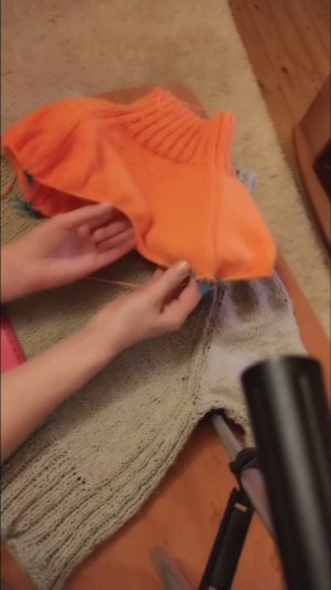 Мастер класс вязание спицами СВИТЕР - водолазка.
Часть 2.