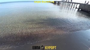 Пляж возле "Шашлычной у Володи" в Евпатории