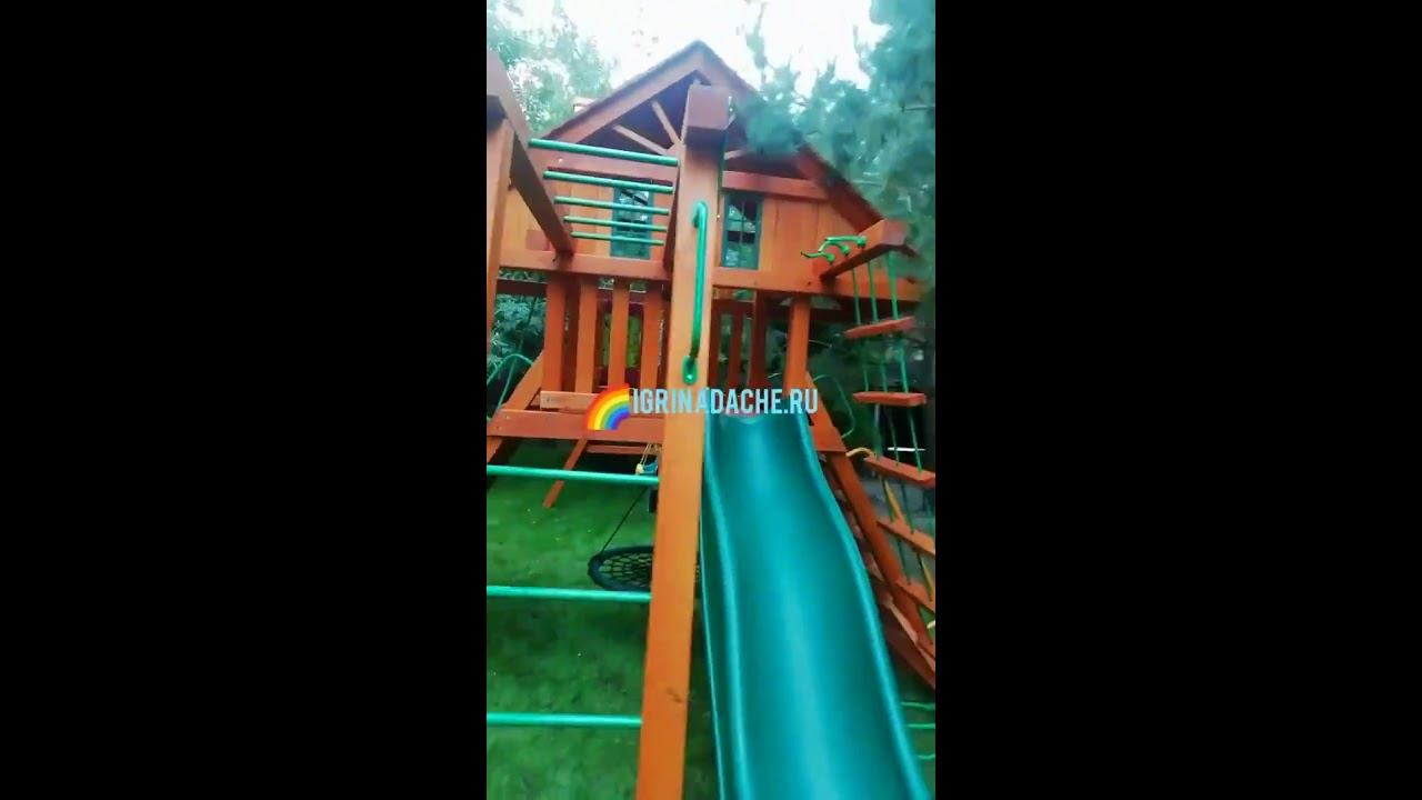 Детская площадка "igragrad" Крепость фани (домик) смотреть онлайн