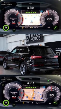 До/после stage 1 на Audi Q7 55 TDI