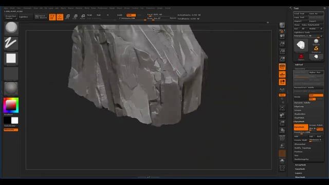 How to make rocks with Zbrush, Maya, and Substance Painter (720p)