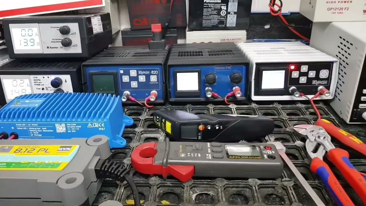 ЗАРЯДНОЕ УСТРОЙСТВО  Victron  12/ 7 A + КУЛОН  825. Обзор, сравнение...