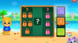 Сравнение чисел. Увлекательное обучение. Цифры. Играем и учим счет, сравниваем числа.