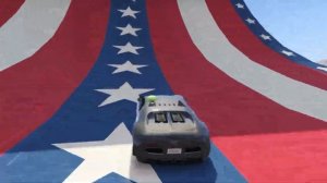 НЕУДАЧНЫЕ ПАДЕНИЯ В ВОДУ С ВЫСОТЫ В ГТА 5! ЛЕО с супер героями, падают на мотоцикле в море! #25